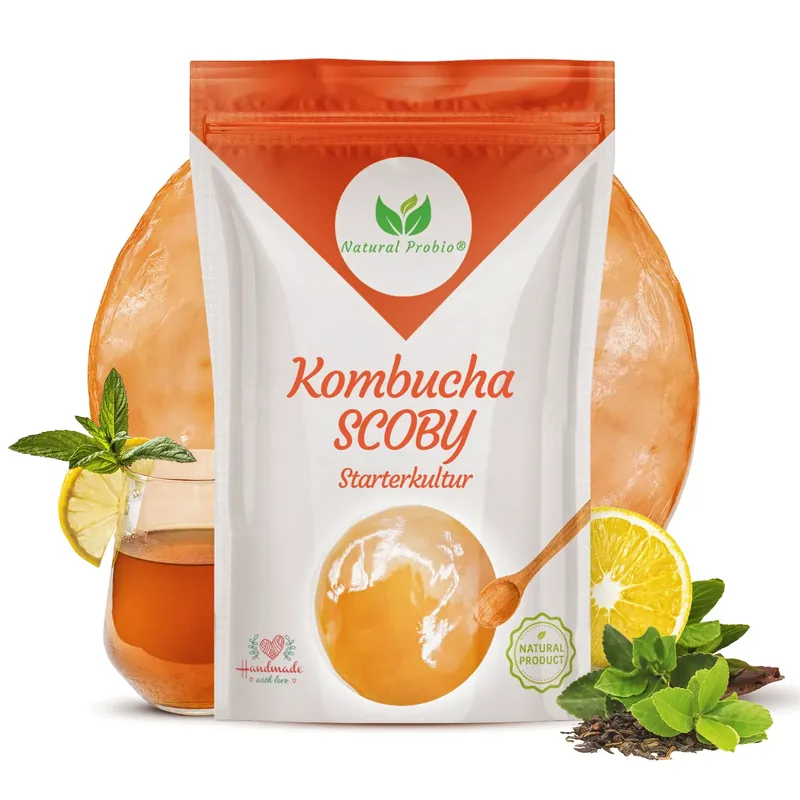 Beutel mit lebendem Kombucha-Pilz (SCOBY) von Natural Probio